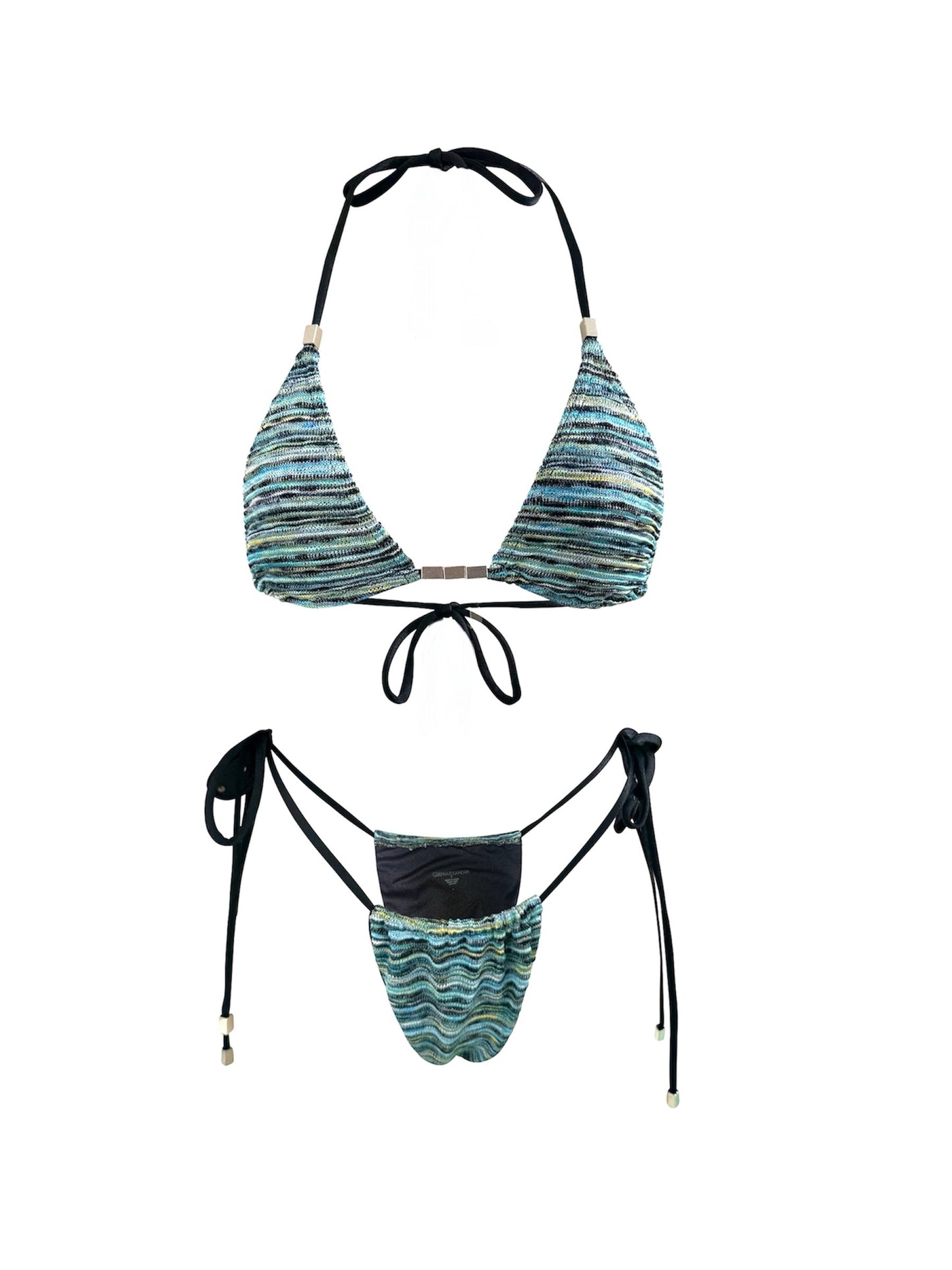TRIANGLE KNIT MIRCO BIKINI